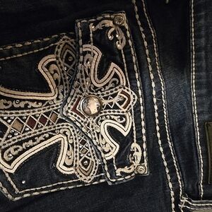 Antique Rivet jeans, size 34, 33 inseam